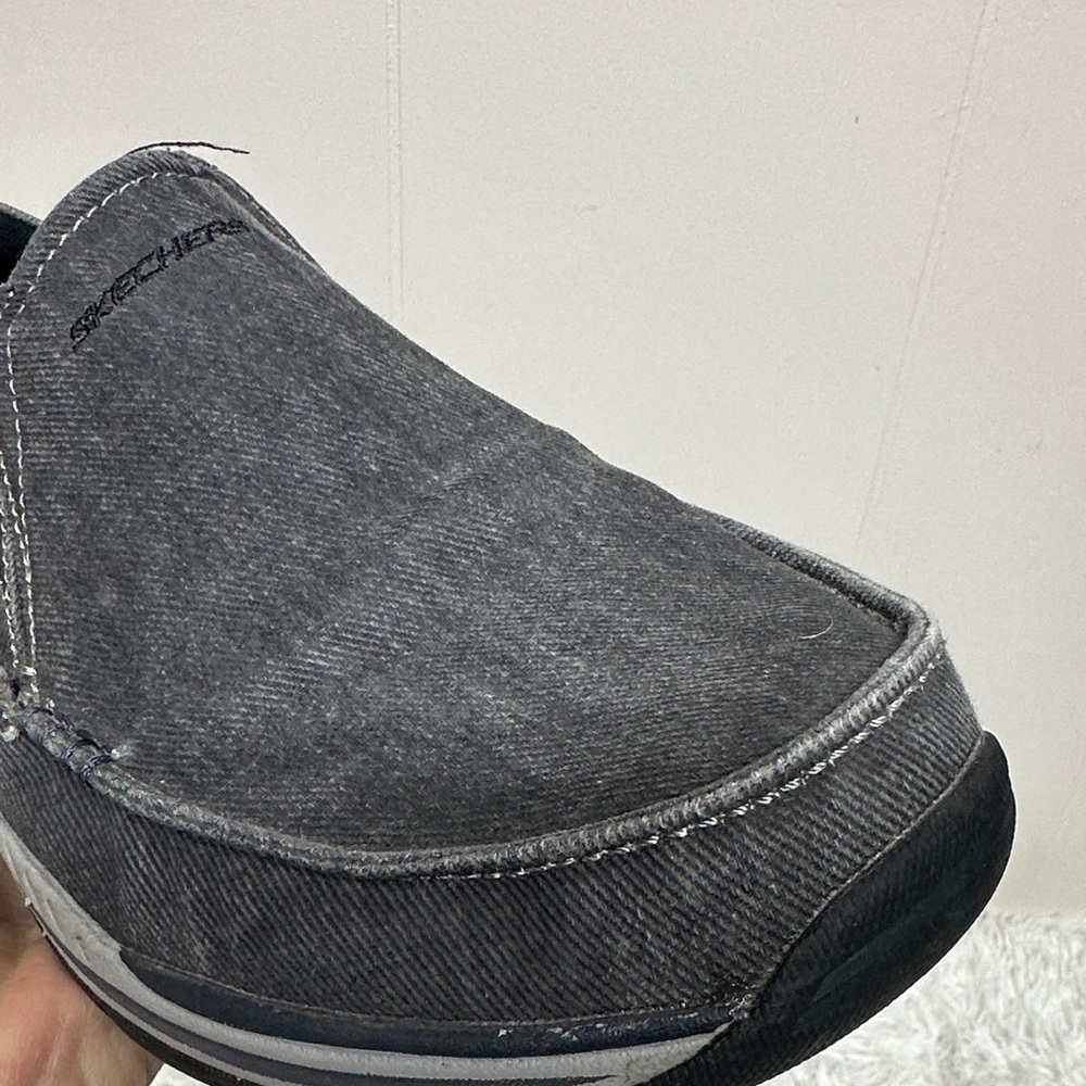 Skechers Mens Expected Avillo Relaxed-Fit Slip-On Loafer Black Size 10.5 - Picture 4 of 11